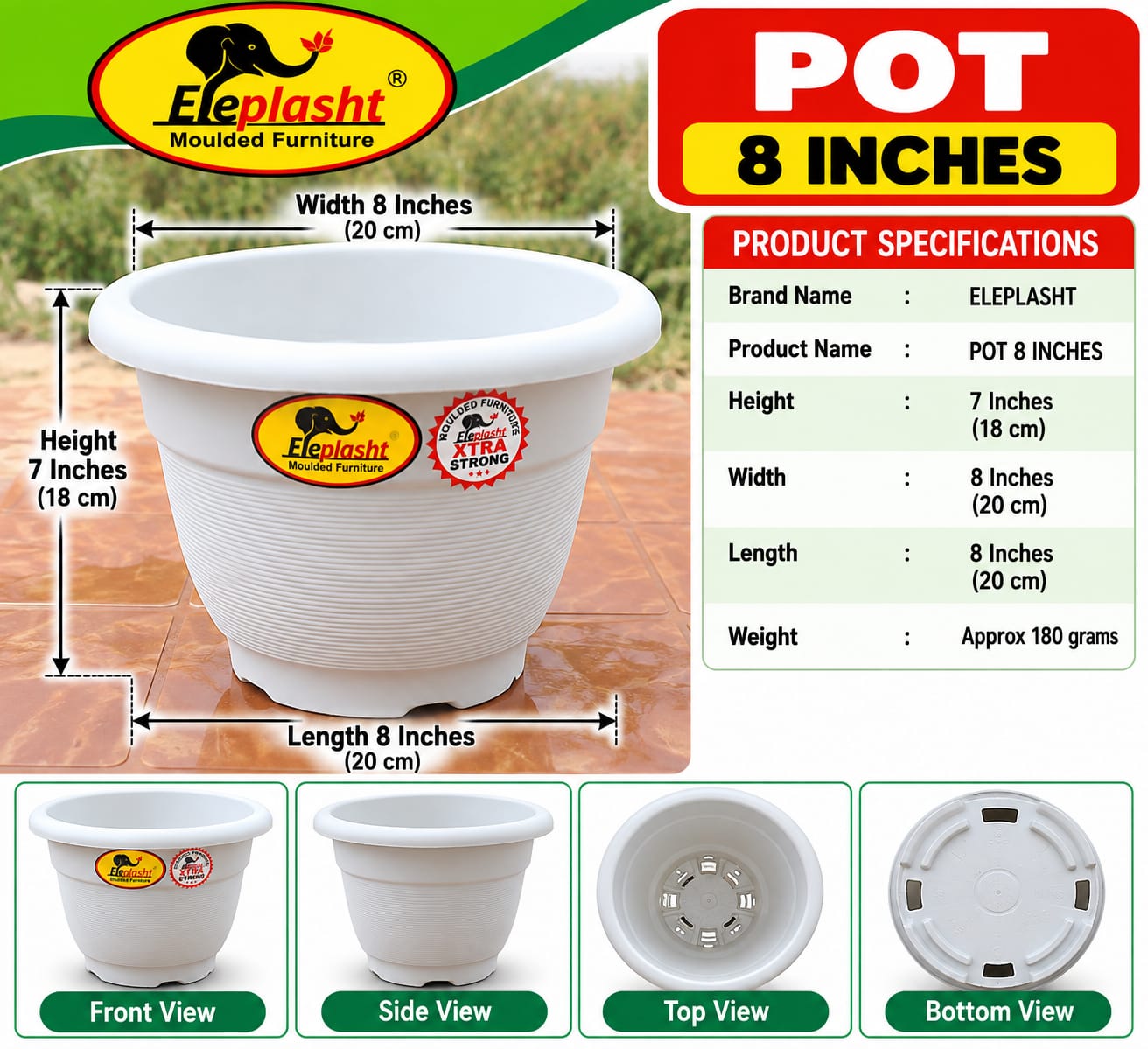 POT "8" INCHES — image 7