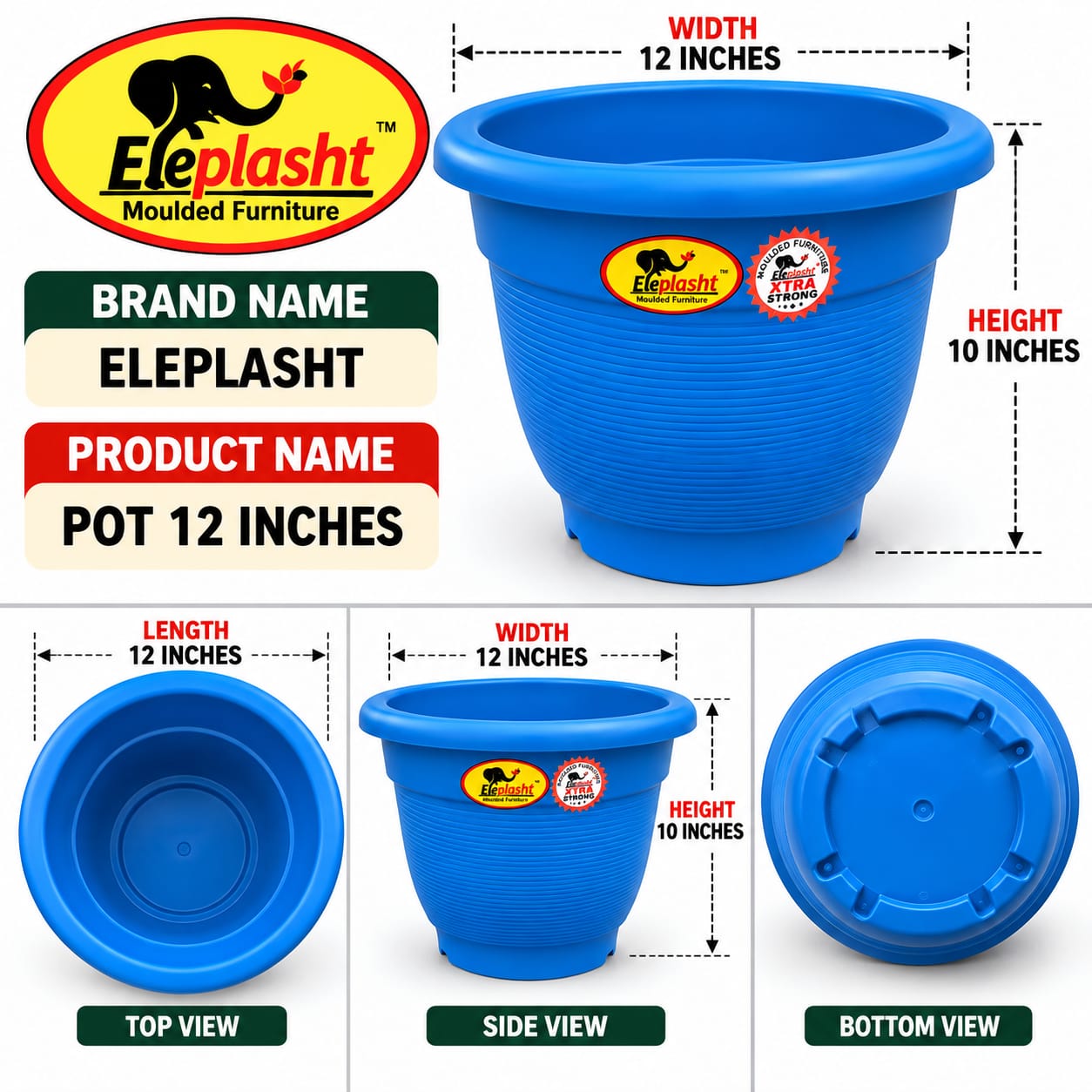 POT "12" INCHES — image 8
